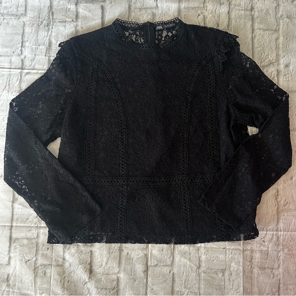 Black Lace Top